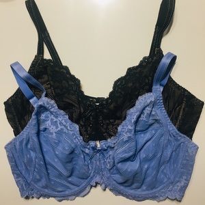 2 Chantelle Rive Guache Bra’s 36E